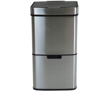 Charles Bentley Triple Compartment 62L Sensor Bin - Silver by Charles Bentley