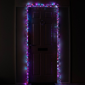 Door Christmas String Lights with 440 Rainbow LEDs - Rainbow by Samuel Alexander