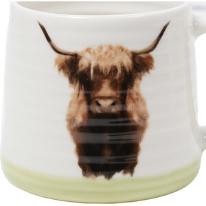 Highland Cow Mug - White