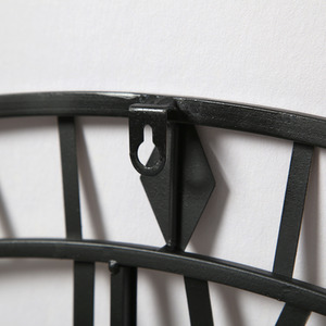 Skeleton Large Wall Clock - Black & Gold by Home Garden Direct