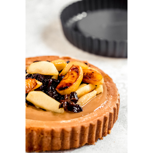 MasterClass Non-Stick 20cm Raised Flan Tin - Grey by MasterClass