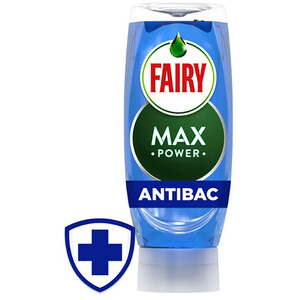 Fairy Max Power Washing Up Liquid - 450ml / Antibacterial by Fairy