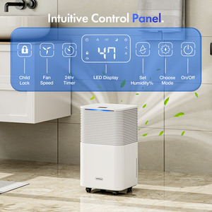 Dehumidifier 12L Day - White by VonHaus