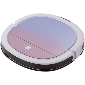 High-Suction Smart Robot Vacuum with Remote APP Voice Control - White+Pink by Livingandhome