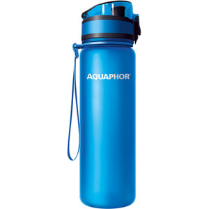 Aquaphor City Water Filter Bottle 500ml - Blue by AQUAPHOR