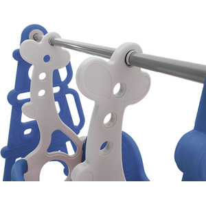 Kidkid Slide and Swing Play Set with Basketball Hoop - Blue by Kidkid