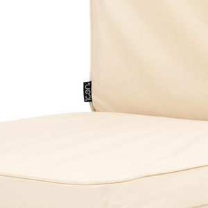 Icon Indoor Outdoor Chair Cushion with High Back - White / 2 by Icon