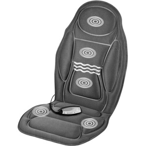 Heated Back and Seat Massager - Black by Lifemax