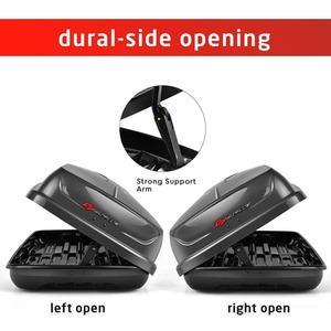 400L Cargo Box Waterproof Rooftop Cargo Carrier by Costway