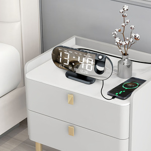 LED Alarm Clock with Temperature Humidity and Projection Display