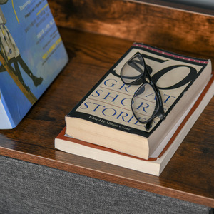 HOMCOM 4 Drawer Storage Chest Unit Home with Shelves Home Living Room Bedroom - Black by HOMCOM