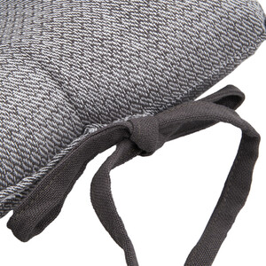 Woven Dobby Seat Pad - Grey