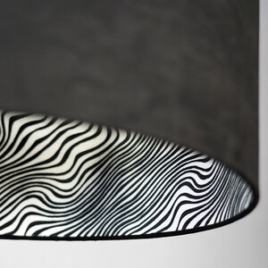 Black Zebra Shade - Black and White