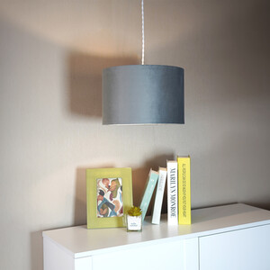 Luxury Velvet Shade - Grey by Jonas & James