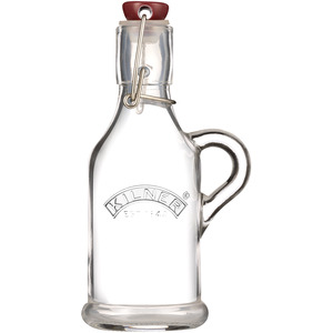 Kilner 200Ml Handled Clip Top Bottle - White by Kilner