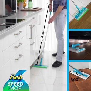 Flash Speedmop Start Kit with Wet Refills - Blue by Flash