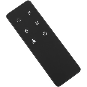 Electric Fireplace with Adjustable Colour and Brightness - Black by Kidkid