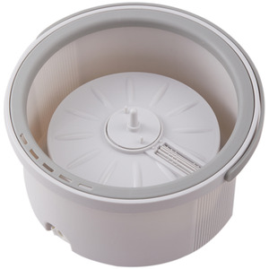 Hands-free Spin Mop and Bucket Cleaning Set - Grey / 26cm by Livingandhome