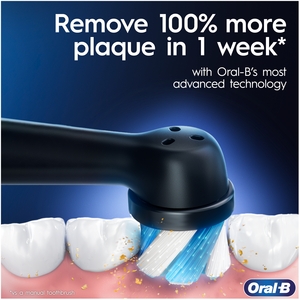 Oral-B iO3 Matt Black Ice Blue Toothbrush Duo Case - Black by Oral-B