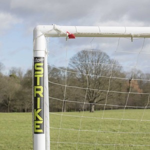 Strike Football Goal - White / 8x4 ft by Jack Stonehouse