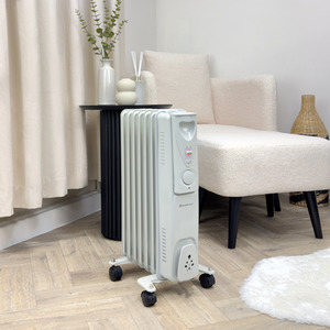1500W Oil-Filled Radiator - white by Rediffusion