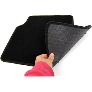 Kia Rio Tailored Carpet Car Floor Mats 2011 - 2017 4pc Set Black - Black by Easimat