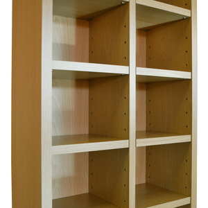 BLOCK - Tall Sleek 360 CD 160 DVD Media Storage Tower Shelves - Beech - Beech by Watsons