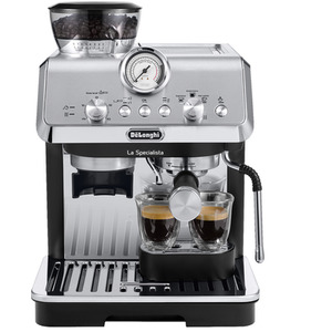 DeLonghi La Specialista Arte Bean to Cup Manual Coffee Machine - Silver by DeLonghi