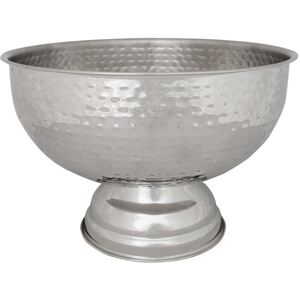 Stainless Steel Champagne Ice Bucket - 35cm - Hammered - Silver by Rink Drink