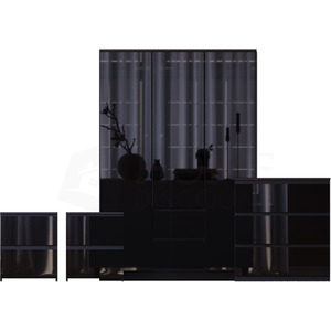 Vida Designs Glinton 4 Piece FSC Bedroom Set - Black by Vida Designs