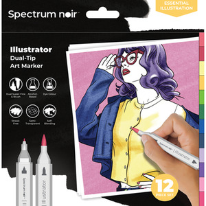 Spectrum Noir Illustrator 12 Pack by Spectrum Noir