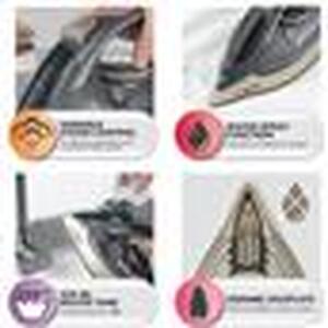 3200W Powerlite Steam Iron - Grey by Beldray