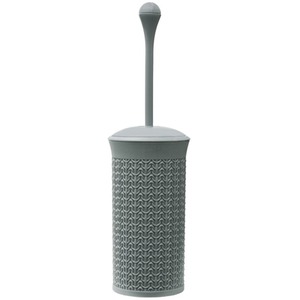 12L Knit Design Loop Plastic Round Bin by JVL