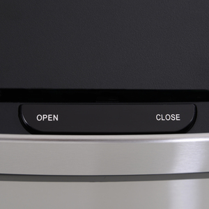 HOMCOM 72L Stainless Steel Bin - SIlver by HOMCOM