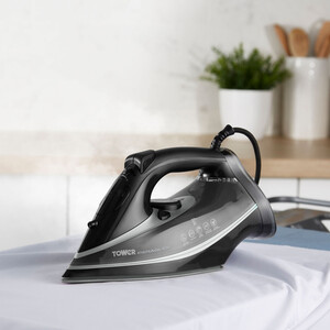 Tower CeraGlide Ultra Speed Iron 3100W - Platinum by Tower