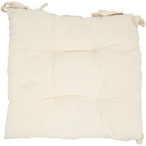 Double Sided Cotton Seat Pad - Natural