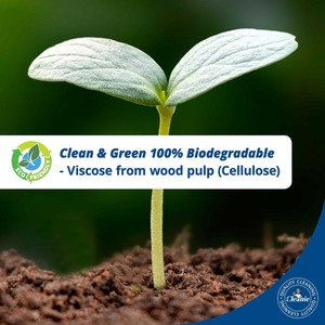 Perforated Super Absorbent Household Cloth in Blue ( 10 pack ) - Blue by Mr Cleanie