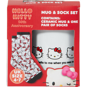 Hello Kitty Mug and Sock Set by Blue sky