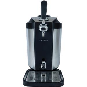Beer Dispenser - Silver, Black by STATESMAN