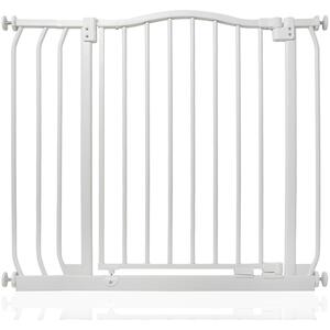 Curved Top Safety Gate - Matt White / 80cm - 89cm by Safetots