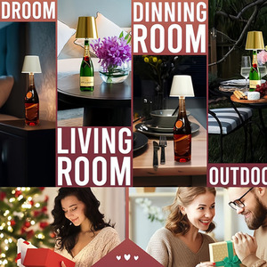 Portable Rechargeable Wireless Bottle Lamp