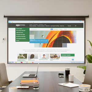 Electric Motorized Projector Screen by Livingandhome