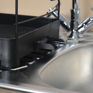 2 Tier Premium Dish Drainer - Black
