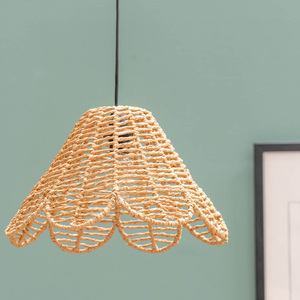 Vine Natural Flower Ceiling Pendant Shade - Natural by ValueLights