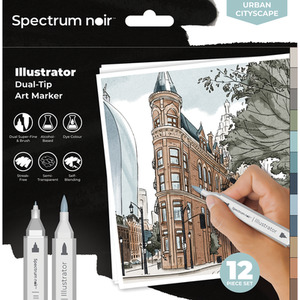 Spectrum Noir Illustrator 12 Pack by Spectrum Noir
