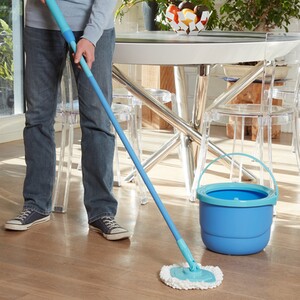 Spontex Full Action Spin Mop and Bucket - Blue
