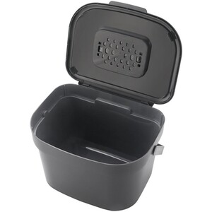 6L Compost Caddy - Black