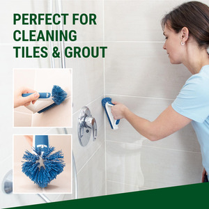 Corner Tile Cleaning Brush - Grey by UNGER