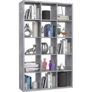 Mauro 3x5 Shelving Unit - Sand Oak by Furniture To Go