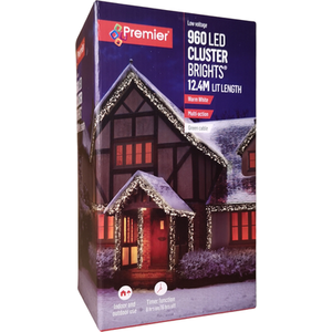 LED Cluster Multi Function Christmas Lights with Timer by Samuel Alexander